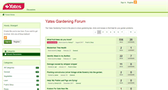 Desktop Screenshot of forum.yates.com.au
