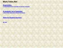 Tablet Screenshot of mark.yates.net